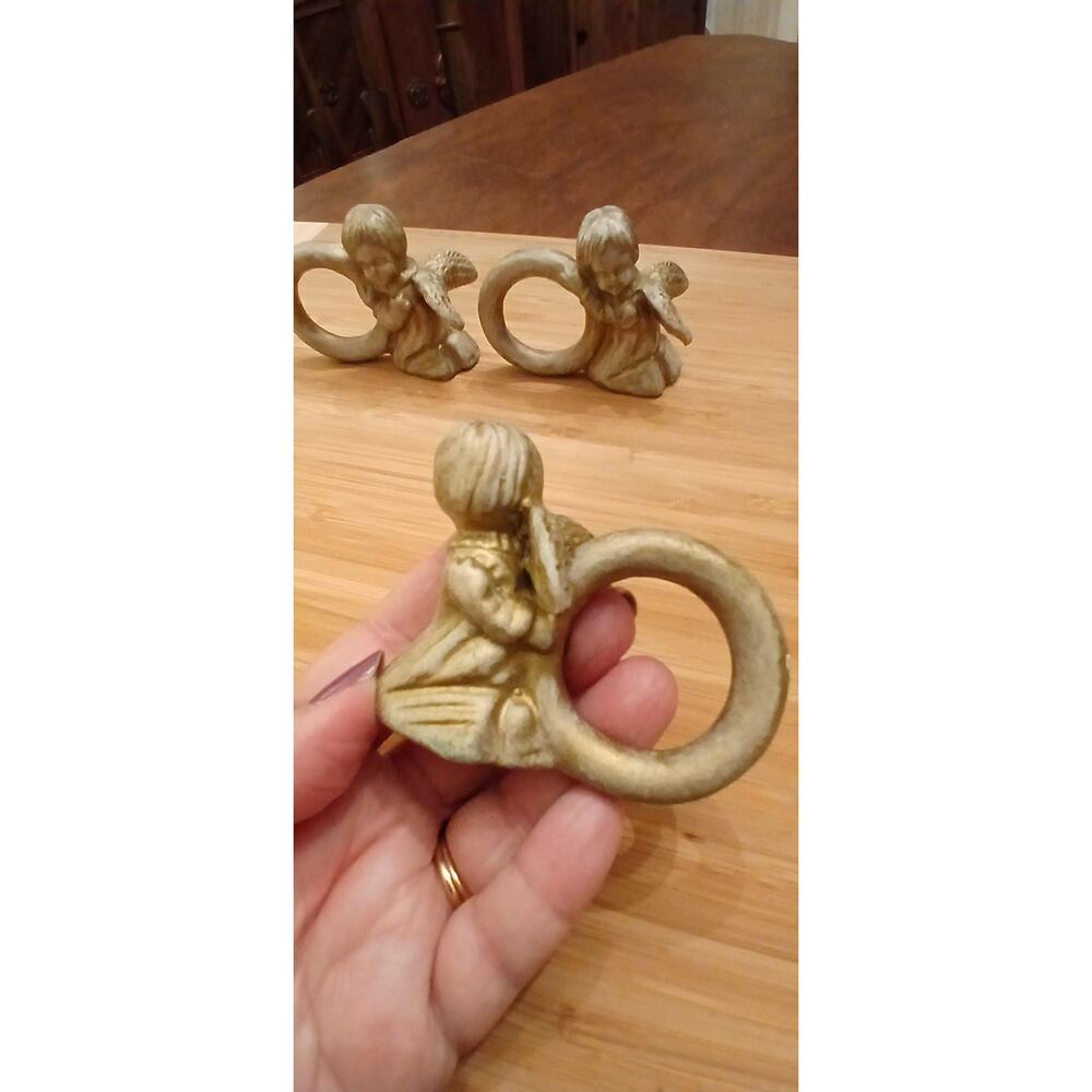 Ceramic Angel Napkin Rings (4) - Picture 13 of 16